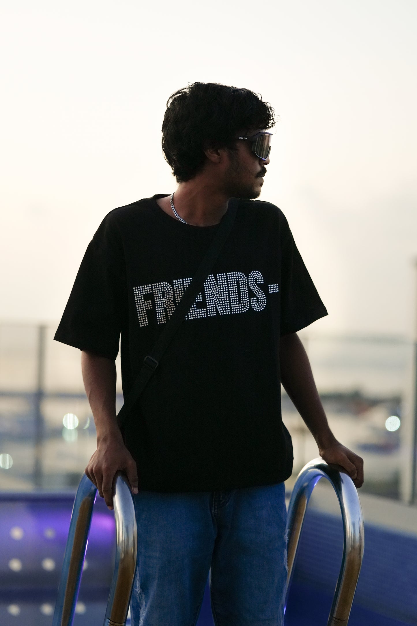 (VLONE) Rhinestone Tee