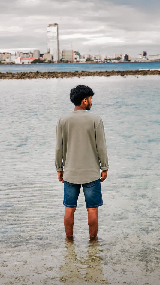 Army green long sleeve Tshirt