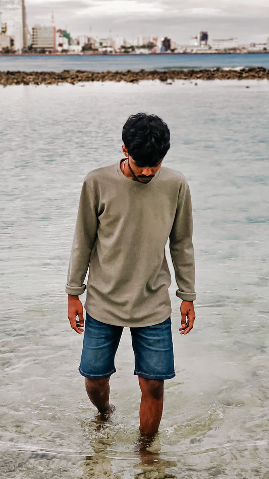 Army green long sleeve Tshirt